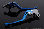 SPEEDRA アジャストレバー 3D ロング ブルー／シルバー NINJA1000 17-18 Z1000 17-18 Z900RS KA0407000-SR