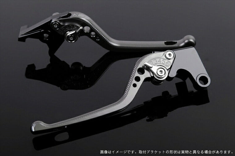 SPEEDRA アジャストレバー 3D ロング チタン／シルバー NINJA1000 17-18 Z1000 17-18 Z900RS KA0407002-SR