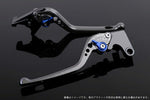 SPEEDRA アジャストレバー 3D ロング チタン／ブルー NINJA1000 17-18 Z1000 17-18 Z900RS KA0407002-BE