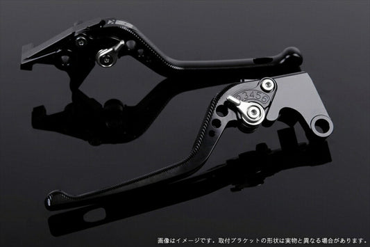 SPEEDRA アジャストレバー 3D ロング グリーン／シルバー NINJA1000 17-18 Z1000 17-18 Z900RS KA0407003-SR