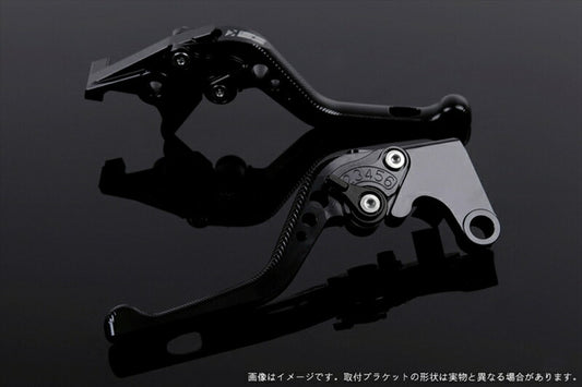 SPEEDRA アジャストレバー 3Dショート ブラック／ブラック NINJA1000 17-18 Z1000 17-18 Z900RS KA0407004-BK