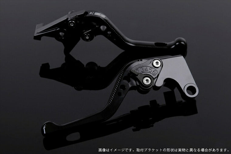SPEEDRA アジャストレバー 3Dショート ブラック／ブラック NINJA1000 17-18 Z1000 17-18 Z900RS KA0407004-BK