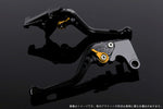 SPEEDRA アジャストレバー 3Dショート ブラック／ゴールド NINJA1000 17-18 Z1000 17-18 Z900RS KA0407004-GD