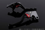 SPEEDRA アジャストレバー 3Dショート ブラック／レッド NINJA1000 17-18 Z1000 17-18 Z900RS KA0407004-RD