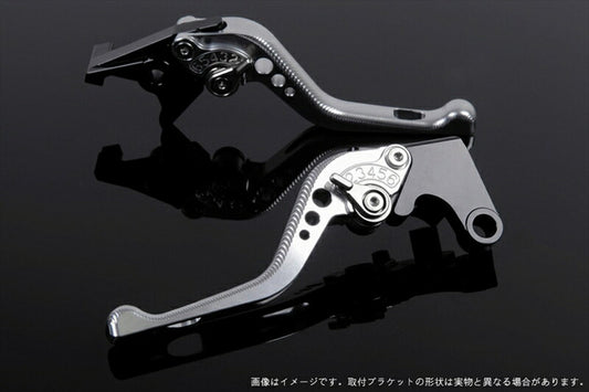 SPEEDRA アジャストレバー 3Dショート シルバー／シルバー NINJA1000 17-18 Z1000 17-18 Z900RS KA0407005-SR