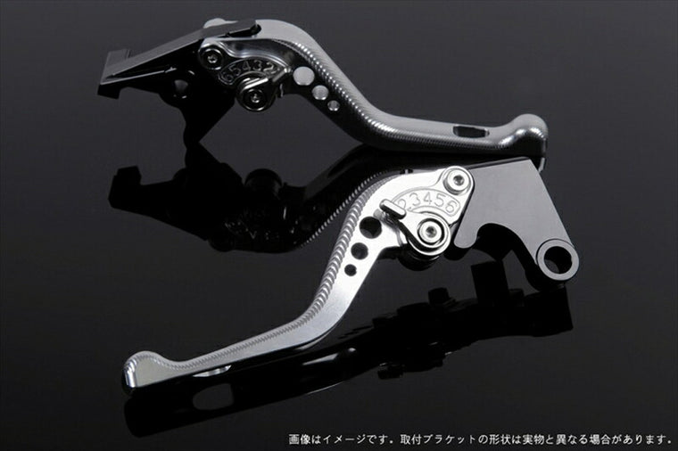 SPEEDRA アジャストレバー 3Dショート シルバー／シルバー NINJA1000 17-18 Z1000 17-18 Z900RS KA0407005-SR