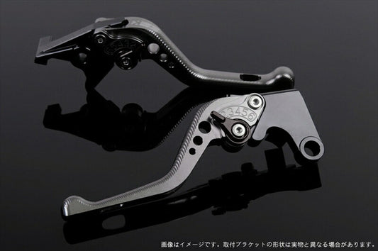 SPEEDRA アジャストレバー 3Dショート チタン／ブラック NINJA1000 17-18 Z1000 17-18 Z900RS KA0407009-BK