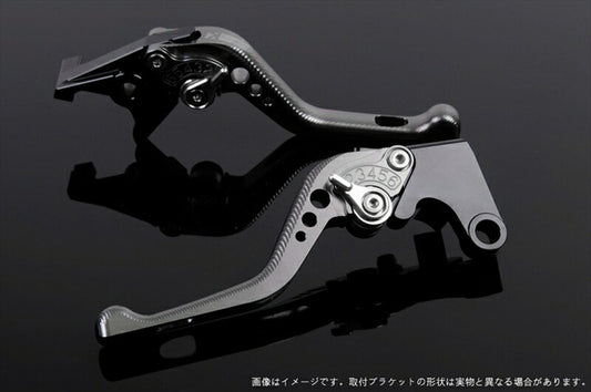 SPEEDRA アジャストレバー 3Dショート チタン／シルバー NINJA1000 17-18 Z1000 17-18 Z900RS KA0407009-SR