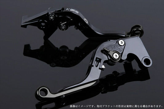 SPEEDRA アジャストレバー 可倒延長式 ブラック／ブラック／ブラック NINJA1000 17-18 Z1000 17-18 Z900RS KA0407011-BKBK