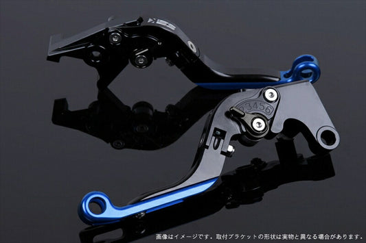 SPEEDRA アジャストレバー 可倒延長式 ブラック／ブラック／ブルー NINJA1000 17-18 Z1000 17-18 Z900RS KA0407011-BKBE