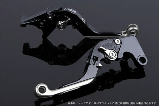 SPEEDRA アジャストレバー 可倒延長式 ブラック／シルバー／シルバー NINJA1000 17-18 Z1000 17-18 Z900RS KA0407011-SRSR