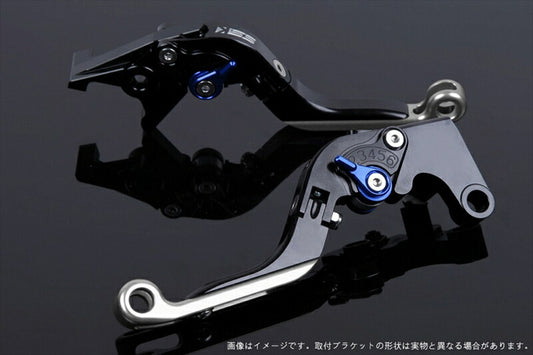 SPEEDRA アジャストレバー 可倒延長式 ブラック／ブルー／シルバー NINJA1000 17-18 Z1000 17-18 Z900RS KA0407011-BESR