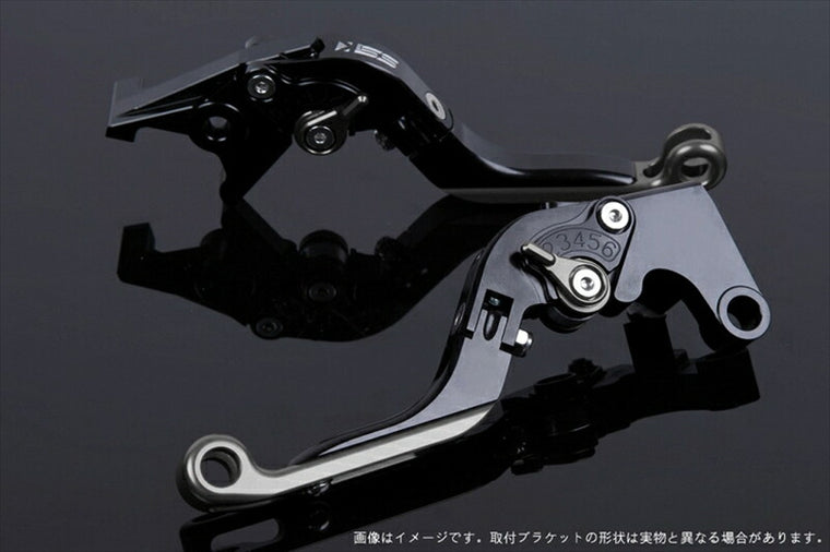 SPEEDRA アジャストレバー 可倒延長式 ブラック／チタン／チタン NINJA1000 17-18 Z1000 17-18 Z900RS KA0407011-TMTM