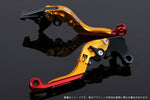 SPEEDRA アジャストレバー 可倒延長式 ゴールド／ブラック／レッド NINJA1000 17-18 Z1000 17-18 Z900RS KA0407013-BKRD