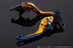 SPEEDRA アジャストレバー 可倒延長式 ゴールド／ブルー／ブルー NINJA1000 17-18 Z1000 17-18 Z900RS KA0407013-BEBE