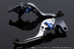 SPEEDRA アジャストレバー 可倒延長式 チタン／ブルー／ブラック NINJA1000 17-18 Z1000 17-18 Z900RS KA0407016-BEBK