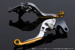 SPEEDRA アジャストレバー 可倒延長式 チタン／チタン／ゴールド NINJA1000 17-18 Z1000 17-18 Z900RS KA0407016-TMGD