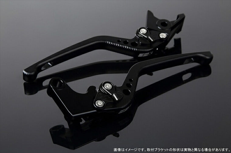 SPEEDRA アジャストレバー 3D ロング Mブラック／Mブラック NINJA1000 17-18 Z1000 17-18 Z900RS LVEM028BK-BK