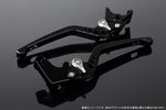 SPEEDRA アジャストレバー 3D ロング Mブラック／Mシルバー NINJA1000 17-18 Z1000 17-18 Z900RS LVEM028BK-SR
