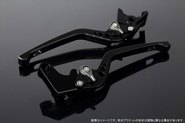 SPEEDRA アジャストレバー 3D ロング Mブラック／Mチタン NINJA1000 17-18 Z1000 17-18 Z900RS LVEM028BK-TM