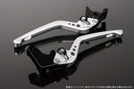 SPEEDRA アジャストレバー 3D ロング Mシルバー／Mブラック NINJA1000 17-18 Z1000 17-18 Z900RS LVEM028SR-BK
