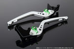 SPEEDRA アジャストレバー 3D ロング Mシルバー／Mグリーン NINJA1000 17-18 Z1000 17-18 Z900RS LVEM028SR-GN