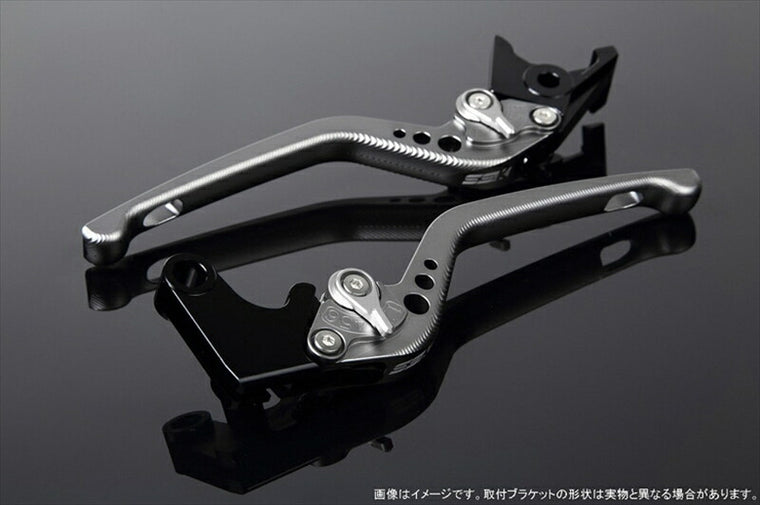 SPEEDRA アジャストレバー 3D ロング Mチタン／Mシルバー NINJA1000 17-18 Z1000 17-18 Z900RS LVEM028TM-SR