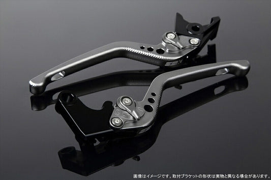 SPEEDRA アジャストレバー 3D ロング Mチタン／Mチタン NINJA1000 17-18 Z1000 17-18 Z900RS LVEM028TM-TM