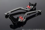 SPEEDRA アジャストレバー 3D ロング Mチタン／Mレッド NINJA1000 17-18 Z1000 17-18 Z900RS LVEM028TM-RD