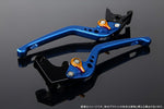 SPEEDRA アジャストレバー 3D ロング Mブルー／Mゴールド NINJA1000 17-18 Z1000 17-18 Z900RS LVEM028BE-GD