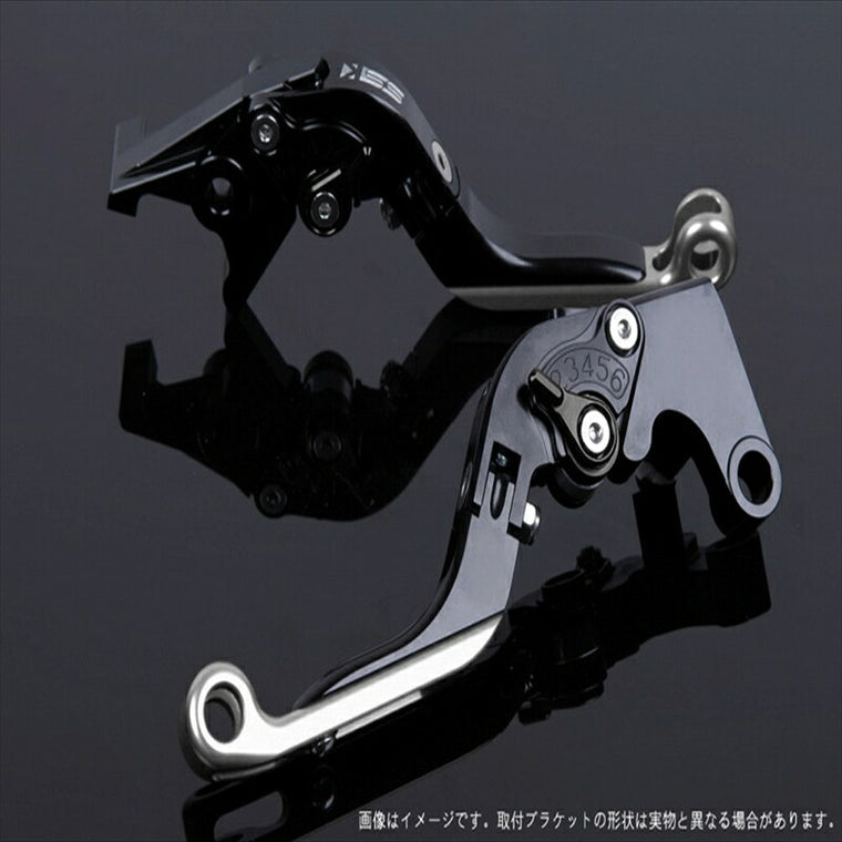 エスエスケイ スピードラ｜アジャストレバー 可倒延長式 ブラック/ブラック/シルバー CBF1000 10-13 CB1100 SC65 13-/CB1100EX｜HO0406178-BKSR