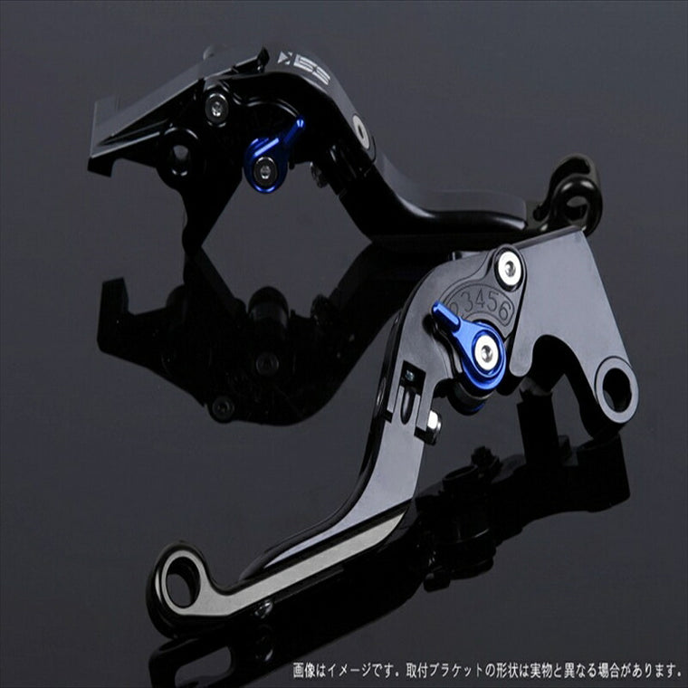 エスエスケイ スピードラ｜アジャストレバー 可倒延長式 ブラック/ブルー/ブラック CBF1000 10-13 CB1100 SC65 13-/CB1100EX｜HO0406178-BEBK