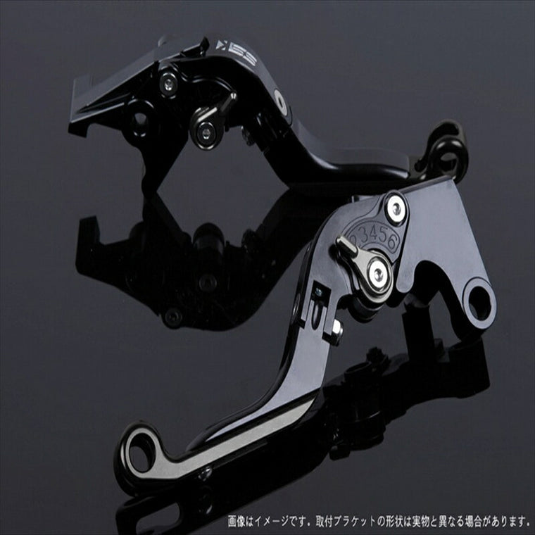 エスエスケイ スピードラ｜アジャストレバー 可倒延長式 ブラック/チタン/ブラック CBF1000 10-13 CB1100 SC65 13-/CB1100EX｜HO0406178-TMBK