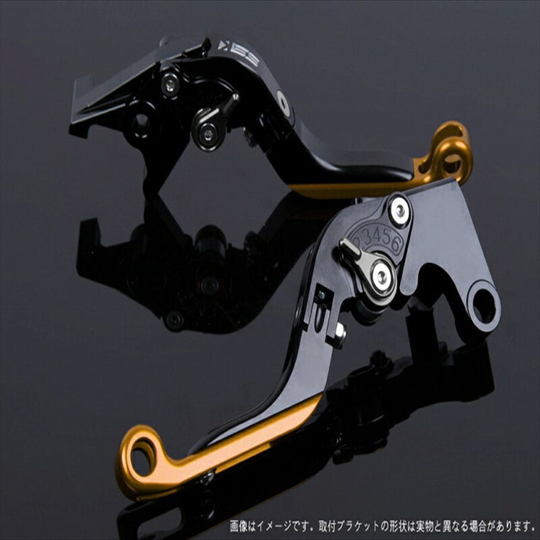 エスエスケイ スピードラ｜アジャストレバー 可倒延長式 ブラック/チタン/ゴールド CBF1000 10-13 CB1100 SC65 13-/CB1100EX｜HO0406178-TMGD