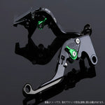 エスエスケイ スピードラ｜アジャストレバー 可倒延長式 ブラック/グリーン/ブラック CBF1000 10-13 CB1100 SC65 13-/CB1100EX｜HO0406178-GNBK