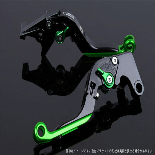 エスエスケイ スピードラ｜アジャストレバー 可倒延長式 ブラック/グリーン/グリーン CBF1000 10-13 CB1100 SC65 13-/CB1100EX｜HO0406178-GNGN