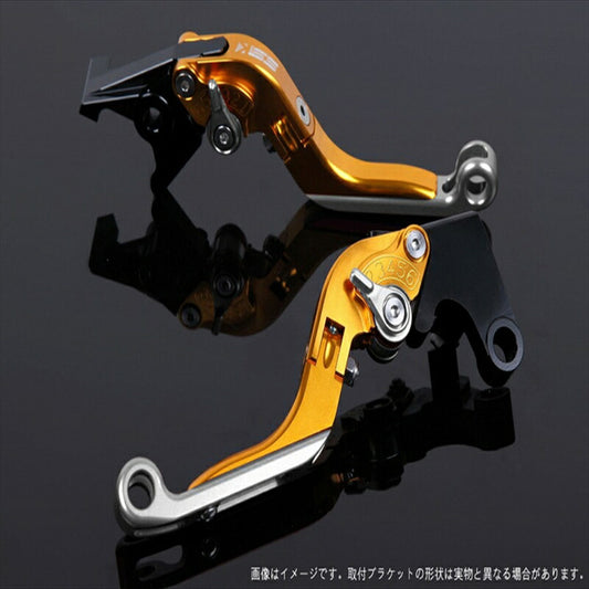 エスエスケイ スピードラ｜アジャストレバー 可倒延長式 ゴールド/シルバー/シルバー CBF1000 10-13 CB1100 SC65 13-/CB1100EX｜HO0406180-SRSR