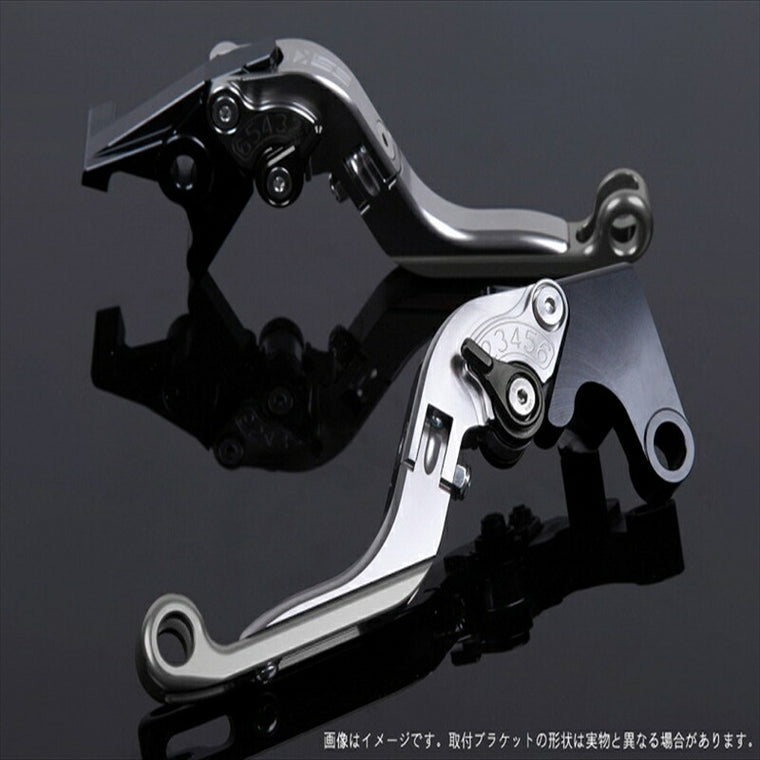 エスエスケイ スピードラ｜アジャストレバー 可倒延長式 チタン/ブラック/チタン CBF1000 10-13 CB1100 SC65 13-/CB1100EX｜HO0406183-BKTM