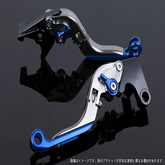 エスエスケイ スピードラ｜アジャストレバー 可倒延長式 チタン/ブルー/ブルー CBF1000 10-13 CB1100 SC65 13-/CB1100EX｜HO0406183-BEBE
