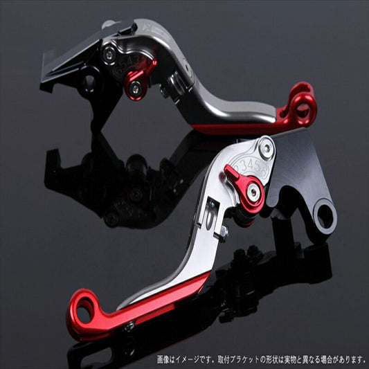 エスエスケイ スピードラ｜アジャストレバー 可倒延長式 チタン/レッド/レッド CBF1000 10-13 CB1100 SC65 13-/CB1100EX｜HO0406183-RDRD