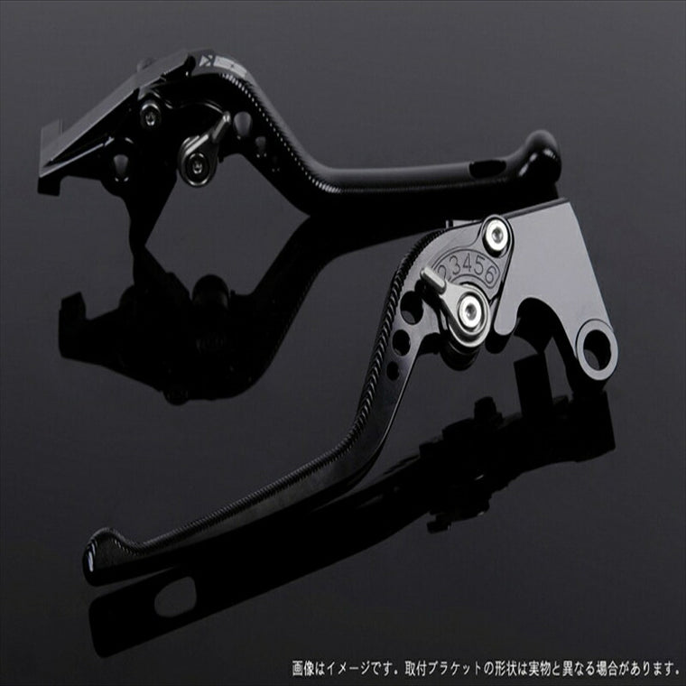 エスエスケイ スピードラ｜アジャストレバー 3D ロング ブラック/チタン YZF-R1 15-18｜YA0406465-TM