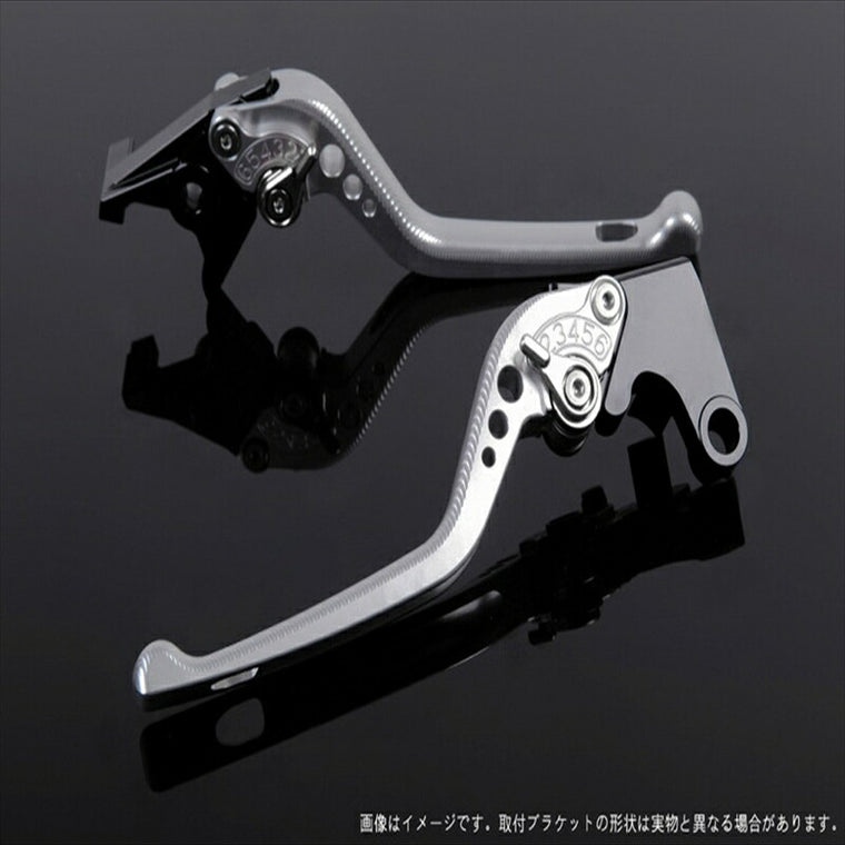 エスエスケイ スピードラ｜アジャストレバー 3D ロング シルバー/シルバー YZF-R1 15-18｜YA0406466-SR