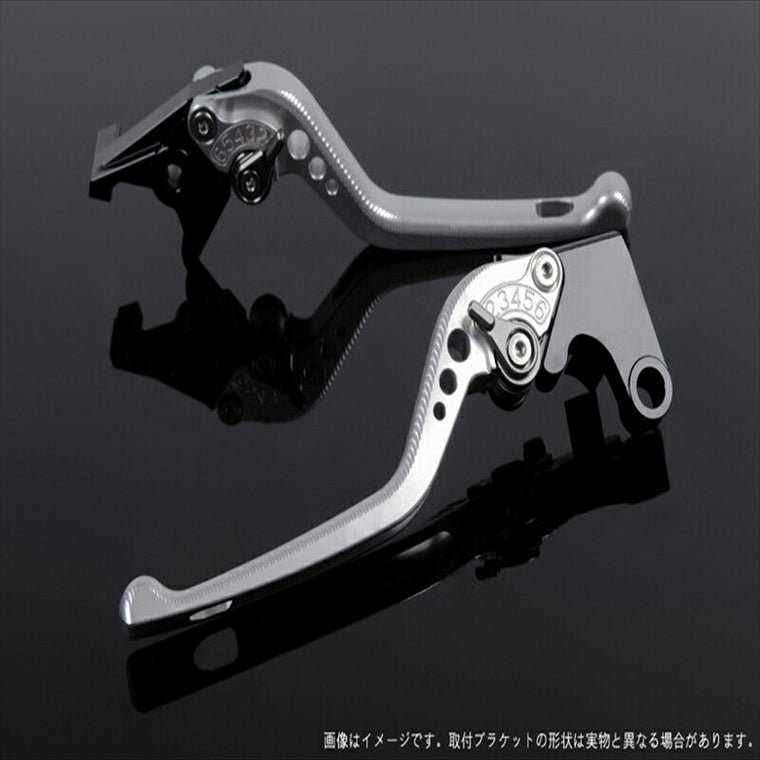 エスエスケイ スピードラ｜アジャストレバー 3D ロング シルバー/チタン YZF-R1 15-18｜YA0406466-TM