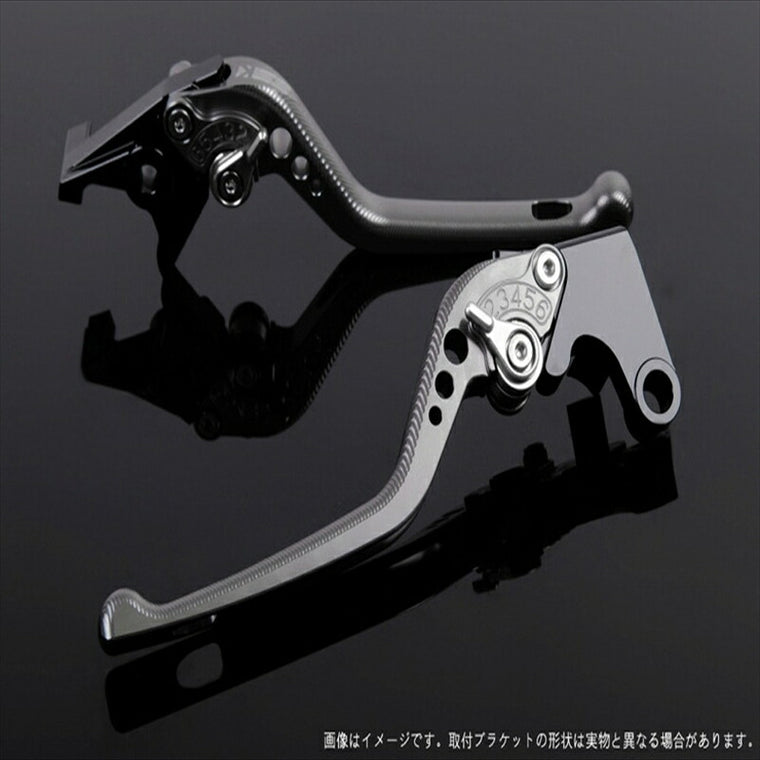エスエスケイ スピードラ｜アジャストレバー 3D ロング チタン/シルバー YZF-R1 15-18｜YA0406470-SR
