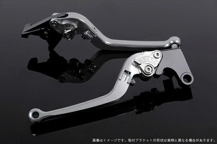 エスエスケイ スピードラ｜アジャストレバー スタンダード可倒式 シルバー/シルバー Z750 07-11 Z800 13-16｜KA0402403-SR