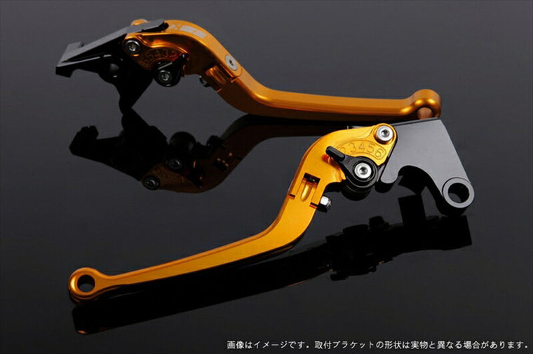 エスエスケイ スピードラ｜アジャストレバー スタンダード可倒式 ゴールド/ブラック Z750 07-11 Z800 13-16｜KA0402404-BK