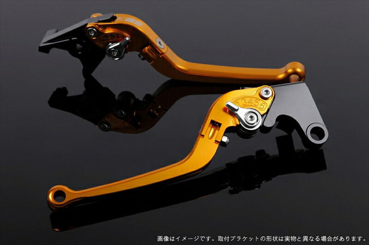 エスエスケイ スピードラ｜アジャストレバー スタンダード可倒式 ゴールド/シルバー Z750 07-11 Z800 13-16｜KA0402404-SR