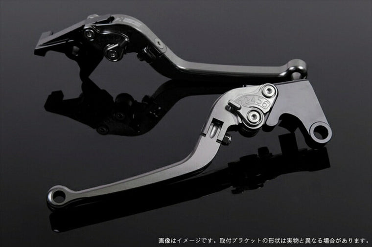 エスエスケイ スピードラ｜アジャストレバー スタンダード可倒式 チタン/チタン Z750 07-11 Z800 13-16｜KA0403033-TM