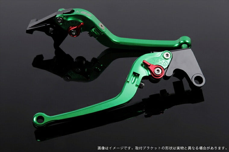 エスエスケイ スピードラ｜アジャストレバー スタンダード可倒式 グリーン/レッド Z750 07-11 Z800 13-16｜KA0403035-RD