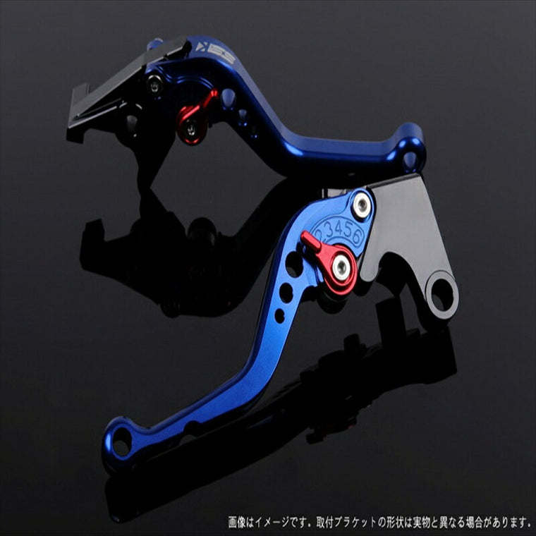 エスエスケイ スピードラ｜アジャストレバー スタンダード ショート ブルー/レッド SV650/S 99-10 V-ストローム650/DL650 04-10｜SU0404014-RD